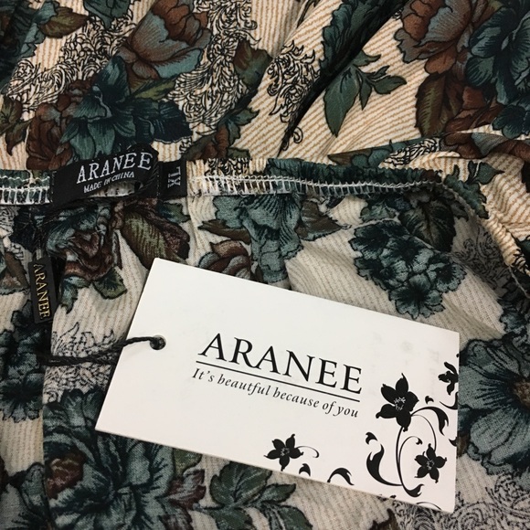 NWT Off The Shoulder Floral Print Dress XL - Picture 5 of 5